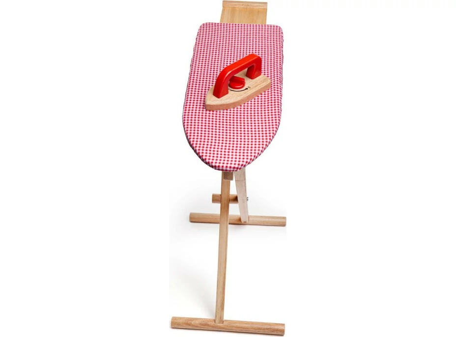 Bigjigs Toys Drevená žehliaca doska so žehličkou
