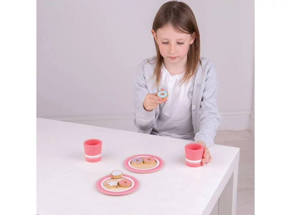 Bigjigs Toys Set na sušienky s mliekom