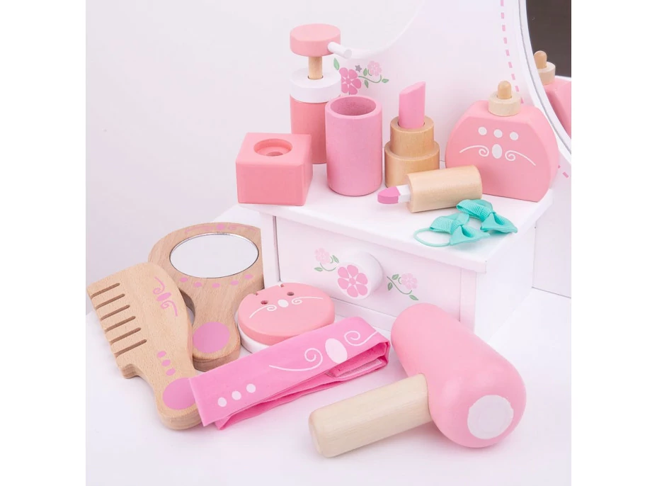 Bigjigs Toys Drevená kozmetická súprava