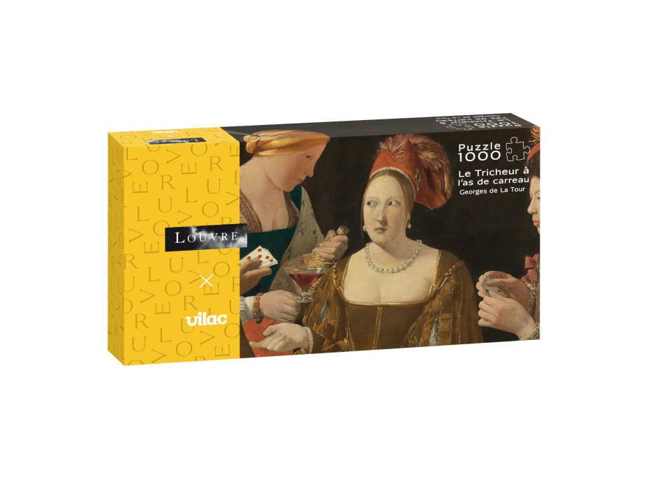 Vilac Puzzle Falošný hráč kariet 1000 dielikov