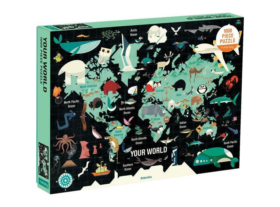 Mudpuppy Puzzle Váš svet 1000 dielikov