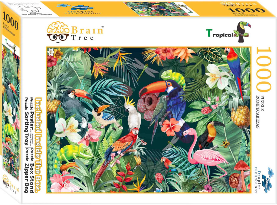 Brain Tree Puzzle Tropická príroda 1000 dielikov