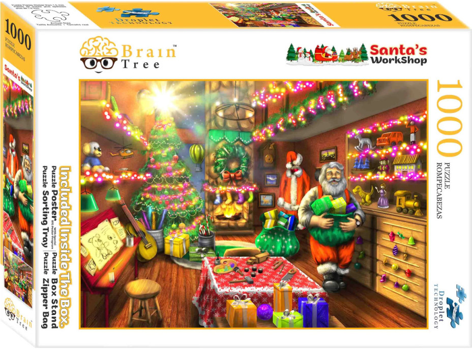 Brain Tree Puzzle Santova dielňa 1000 dielikov