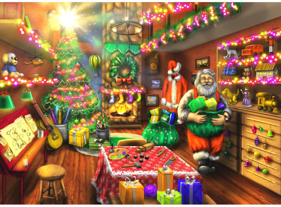 Brain Tree Puzzle Santova dielňa 1000 dielikov