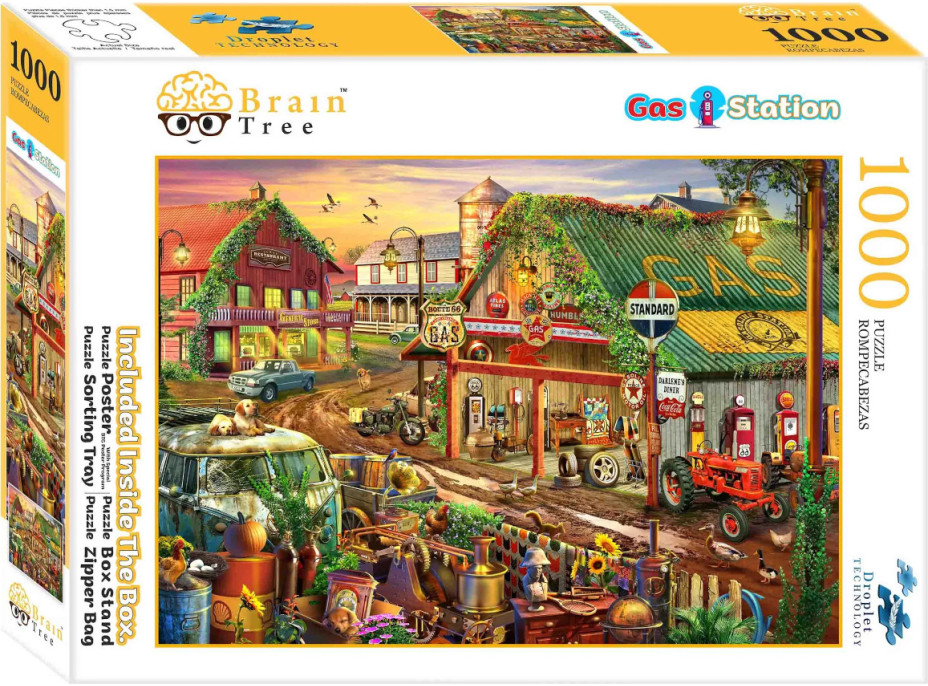 Brain Tree Puzzle Čerpacia stanica 1000 dielikov