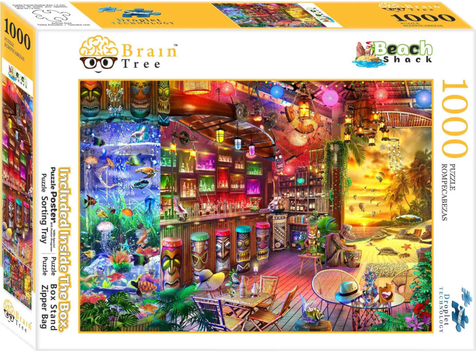 Brain Tree Puzzle Plážový bar 1000 dielikov
