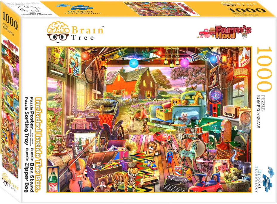 Brain Tree Puzzle Zásoba hračiek 1000 dielikov