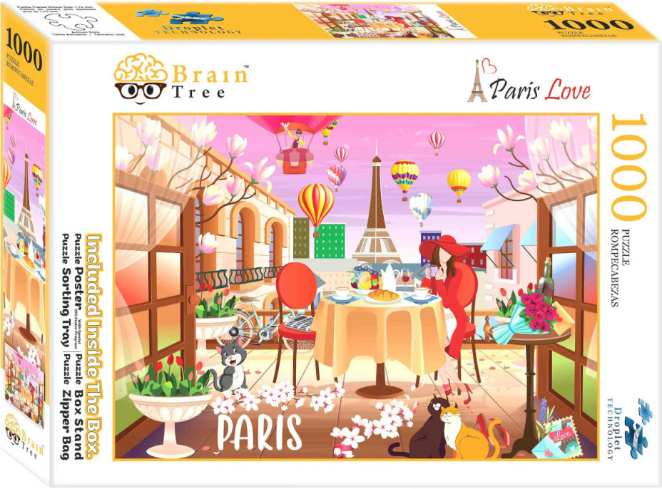 Brain Tree Puzzle Láska z Paríža 1000 dielikov