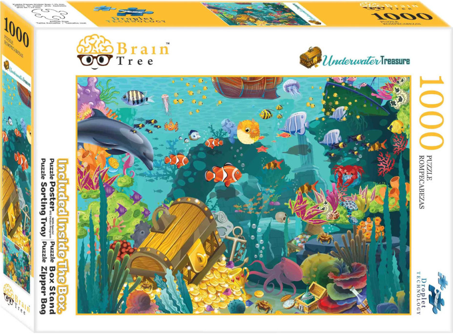 Brain Tree Puzzle Poklad pod hladinou 1000 dielikov