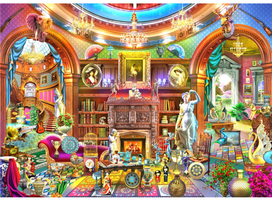 Brain Tree Puzzle Domáca knižnica 1000 dielikov