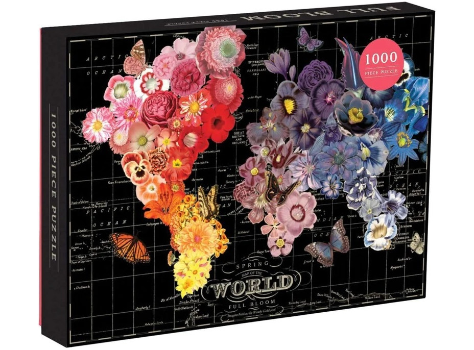 Galison Puzzle Kvitnúce Krajina 1000 dielikov