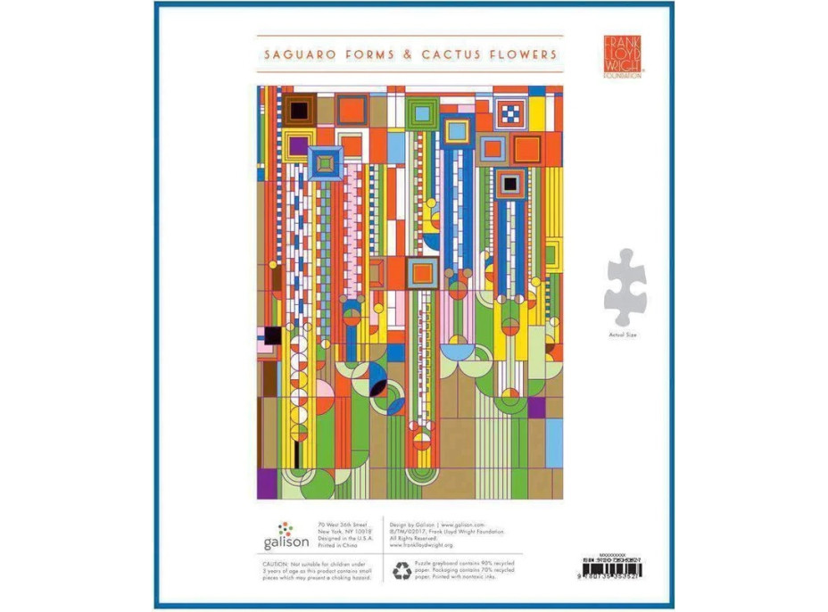 Galison Puzzle Cactus and Forms metalické 1000 dielikov