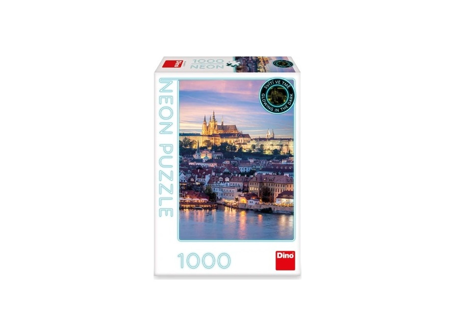 Dino Puzzle Hradčany neón 1000 dielikov