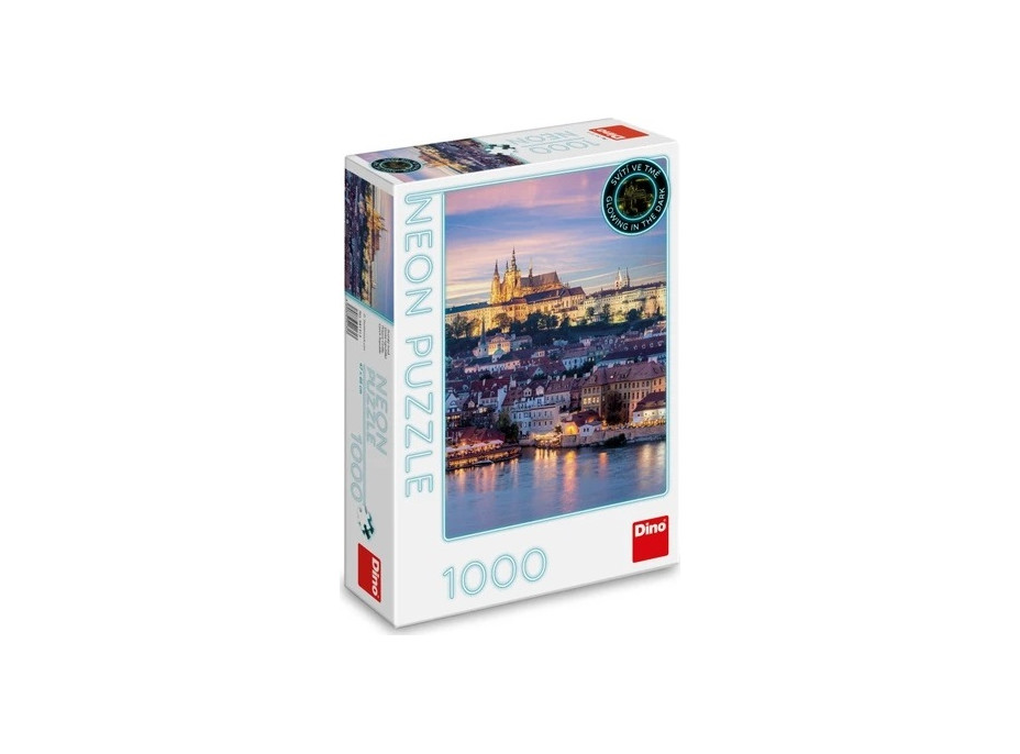 Dino Puzzle Hradčany neón 1000 dielikov