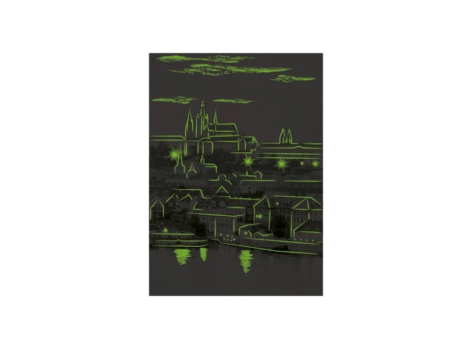 Dino Puzzle Hradčany neón 1000 dielikov