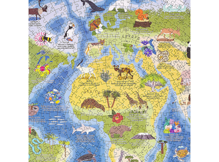 Ridley&#39;s Games Puzzle ohrozený svet 1000 dielikov