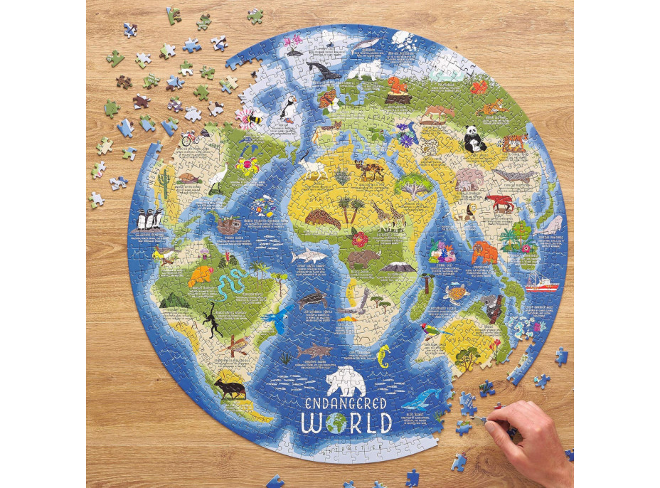 Ridley&#39;s Games Puzzle ohrozený svet 1000 dielikov