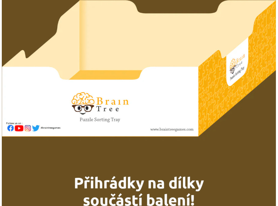 Brain Tree Puzzle Obrázok z Paríža 1000 dielikov