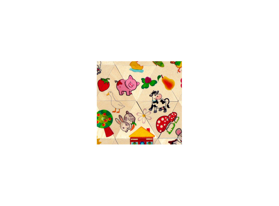 Hess Puzzle mozaika Farma 24 dielikov