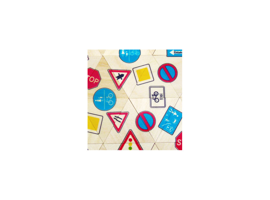 Hess Puzzle mozaika Dopravné značky 24 dielikov