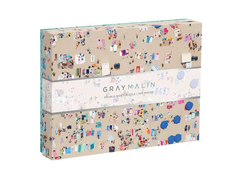 Galison Obojstranné puzzle Pláž Gray Malin 500 dielikov