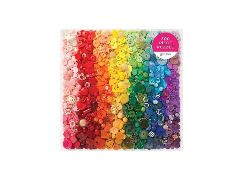 Galison Puzzle Dúhové gombíky 500 dielikov