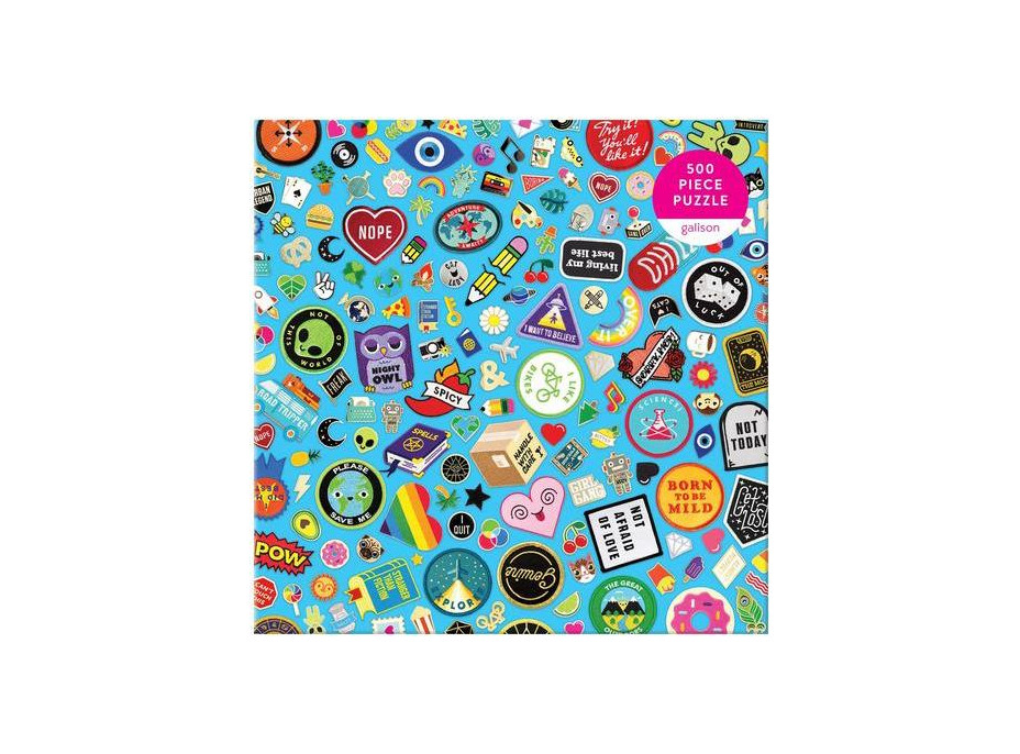 Galison Puzzle Zábavný štýl 500 dielikov
