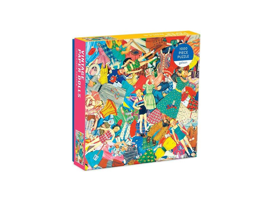 Galison Puzzle Papierové bábiky Vintage 1000 dielikov