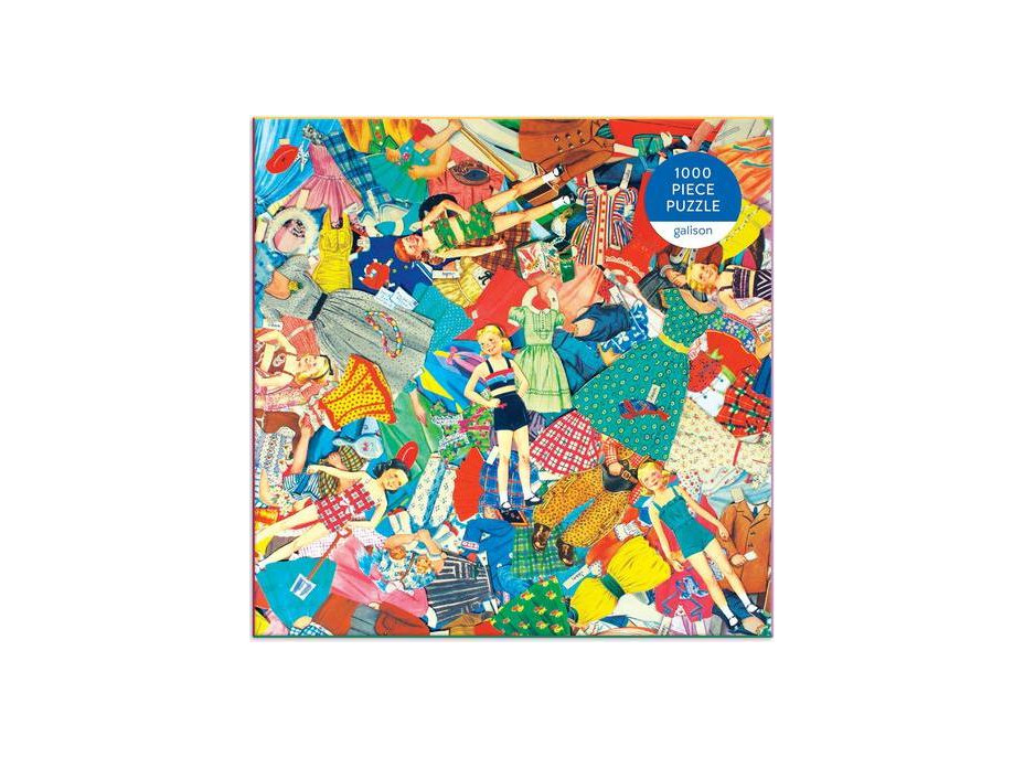 Galison Puzzle Papierové bábiky Vintage 1000 dielikov