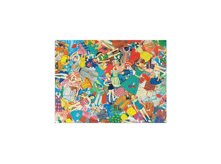 Galison Puzzle Papierové bábiky Vintage 1000 dielikov