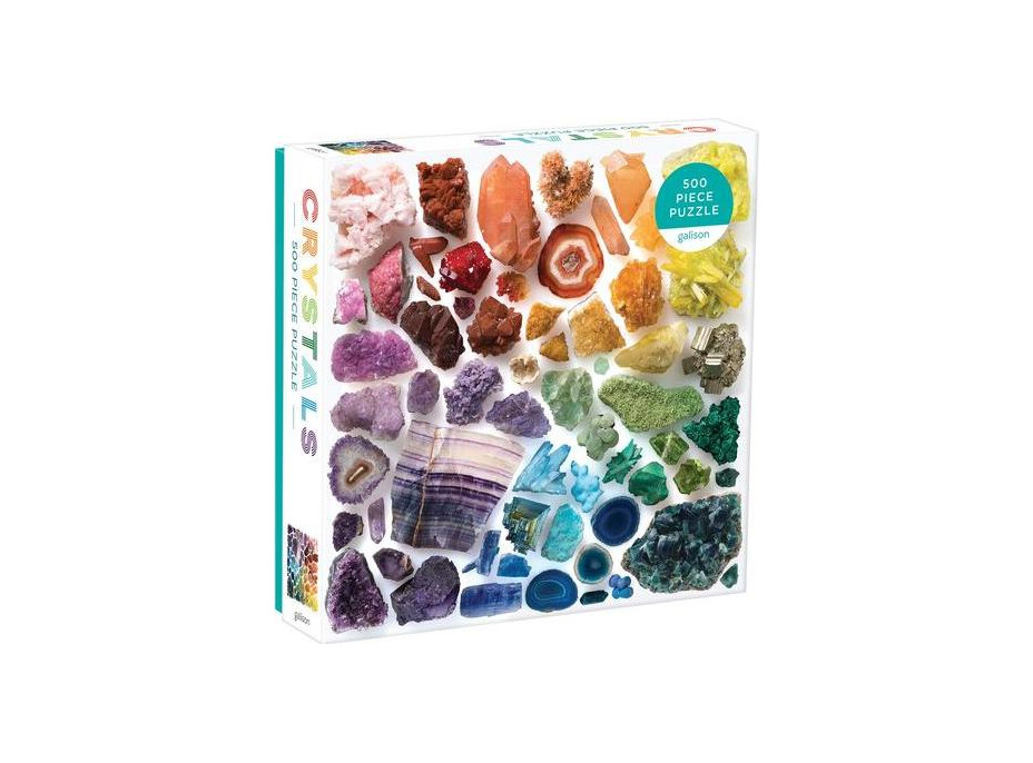 Galison Puzzle Dúhové kryštály 500 dielikov