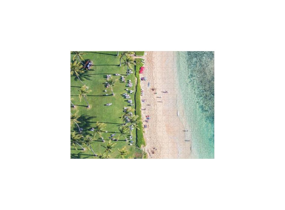 Galison Obojstranné puzzle Hawai Gray Malin 500 dielikov
