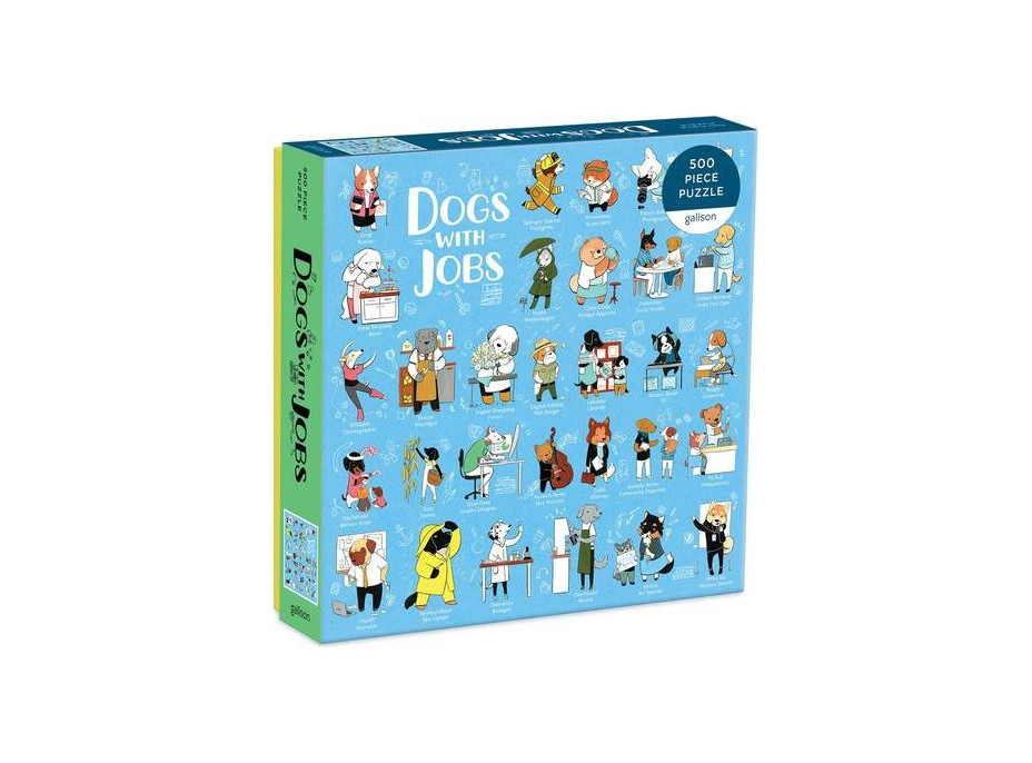 Galison Puzzle Psíci v práci 500 dielikov
