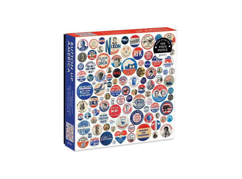 Galison Puzzle Placky Ameriky 500 dielikov