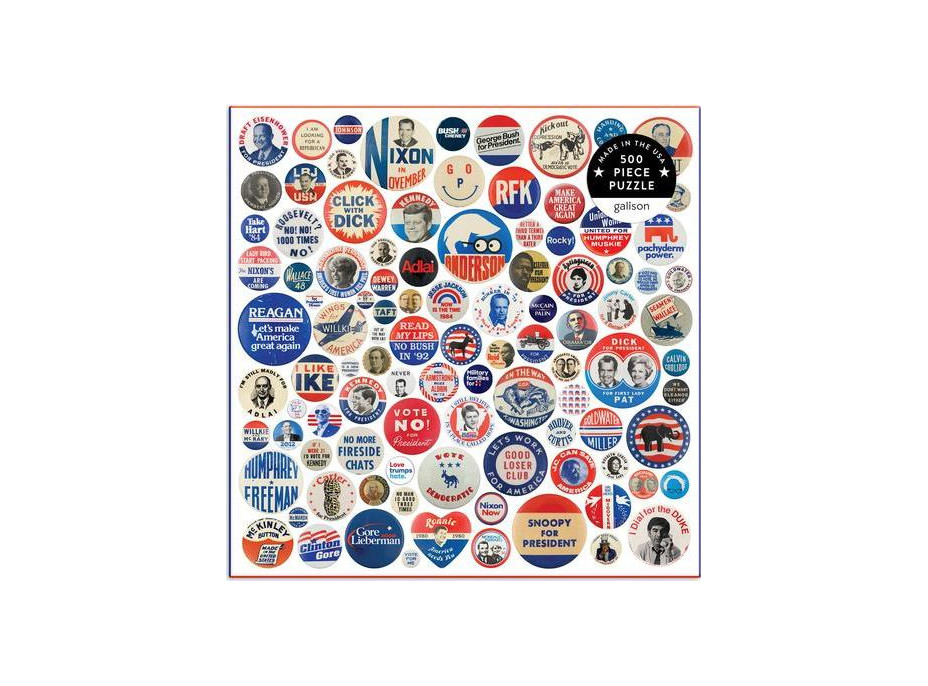 Galison Puzzle Placky Ameriky 500 dielikov