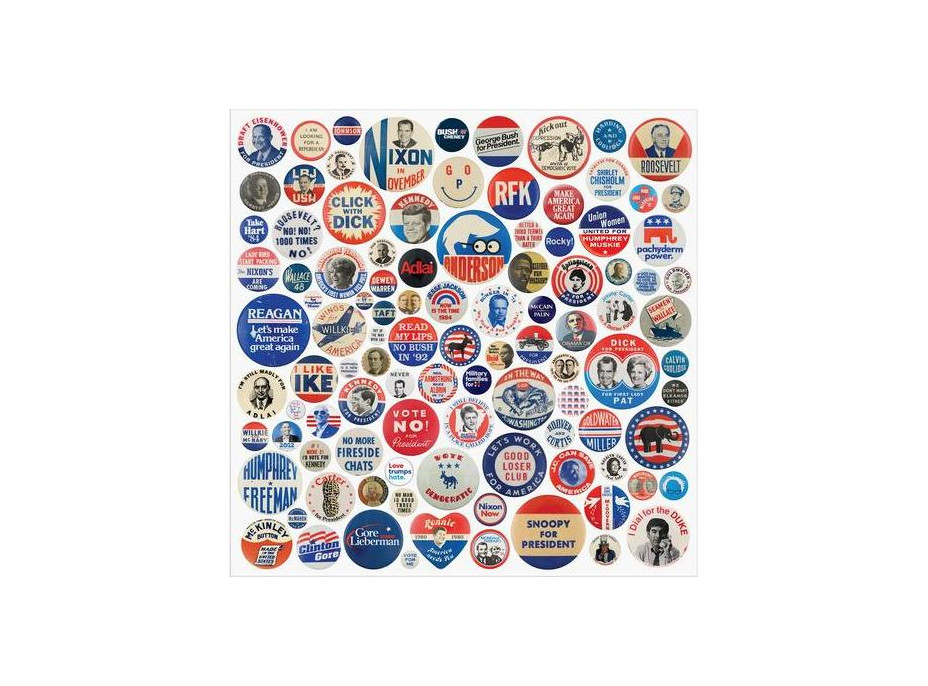 Galison Puzzle Placky Ameriky 500 dielikov
