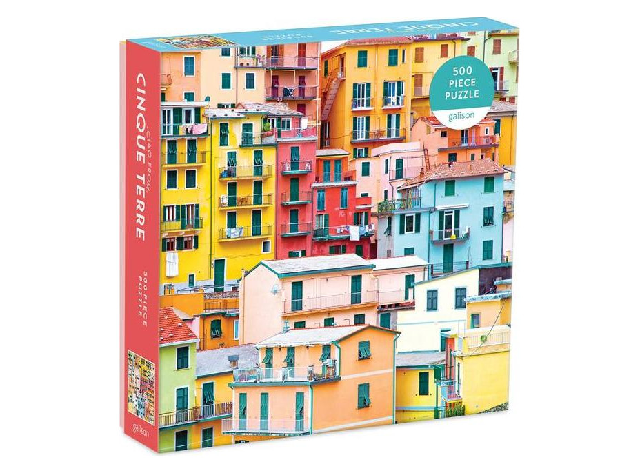 Galison Puzzle Pozdrav z Cinque Terre 500 dielikov