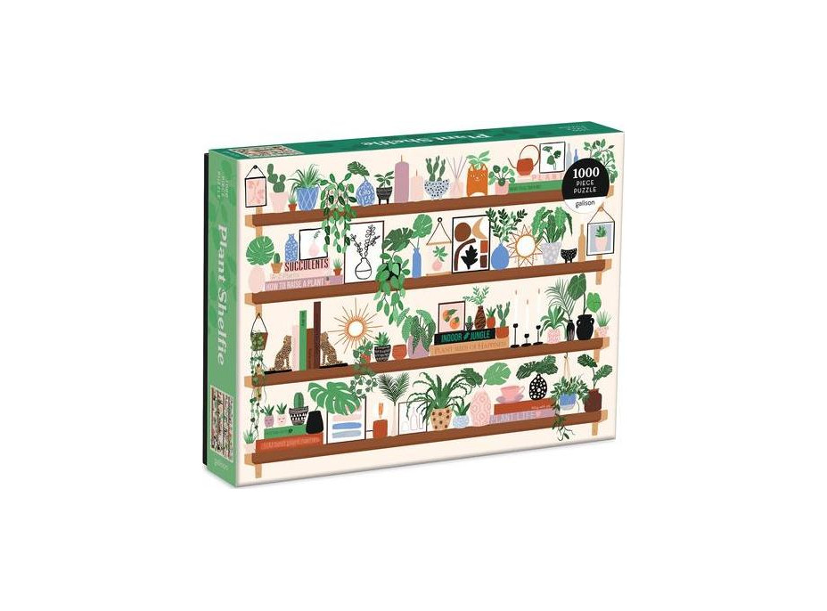 Galison Puzzle Police s rastlinami 1000 dielikov