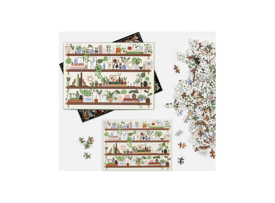 Galison Puzzle Police s rastlinami 1000 dielikov