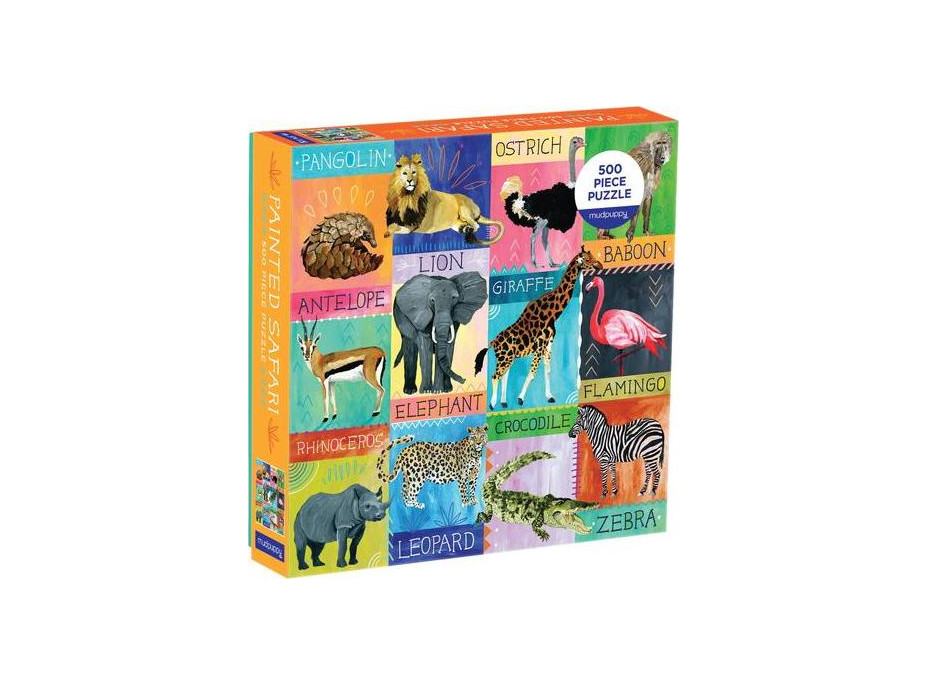 Mudpuppy Puzzle Safari koláž 500 dielikov Mudpuppy Puzzle Safari koláž 500 dielikov