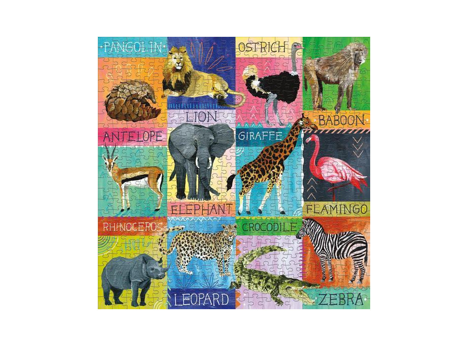 Mudpuppy Puzzle Safari koláž 500 dielikov
