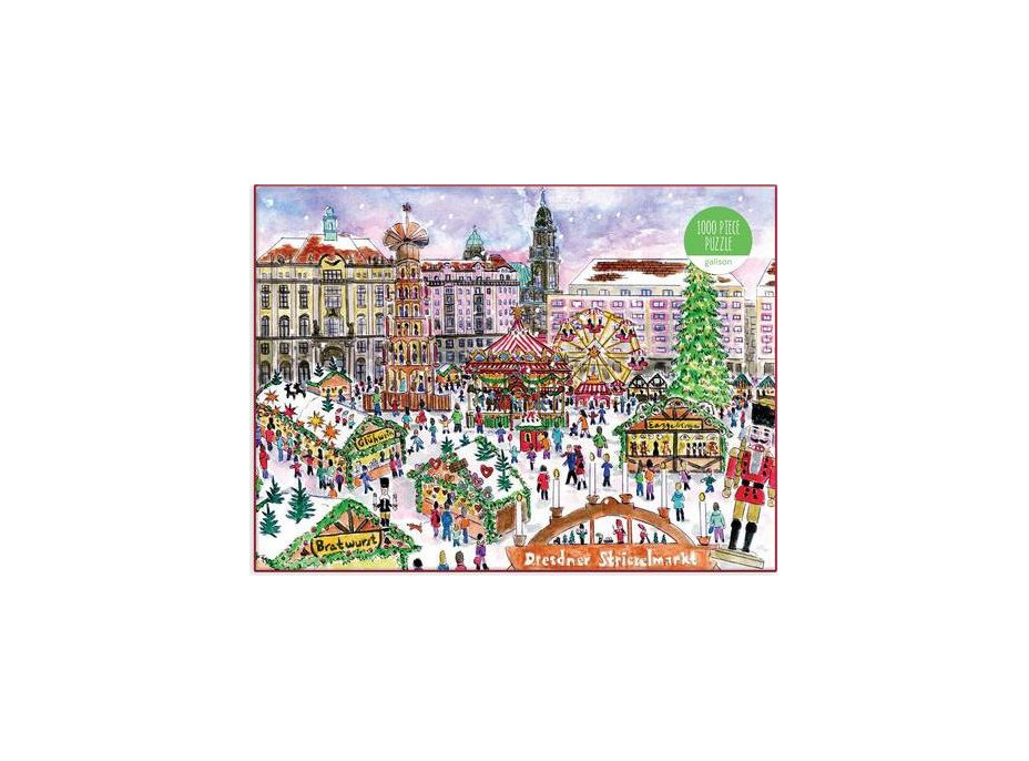 Galison Puzzle Vianočný trh 1000 dielikov