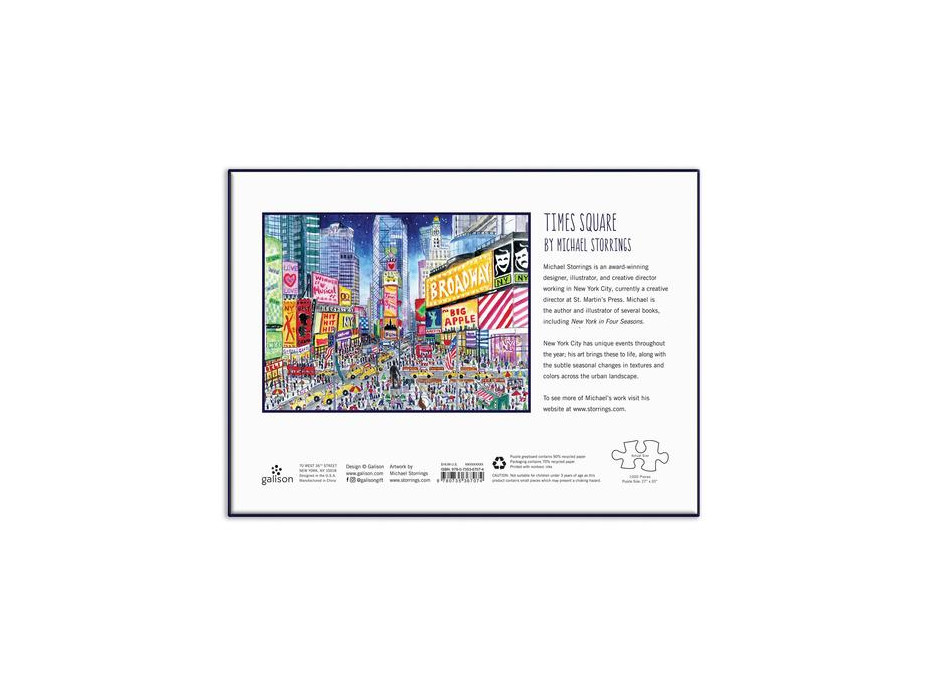 Galison Puzzle Times Square 1000 dielikov