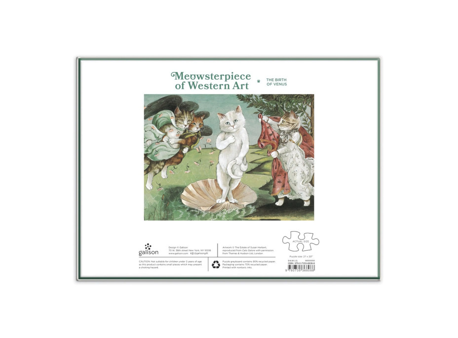 Galison Puzzle Zrodenie Venuše 1000 dielikov