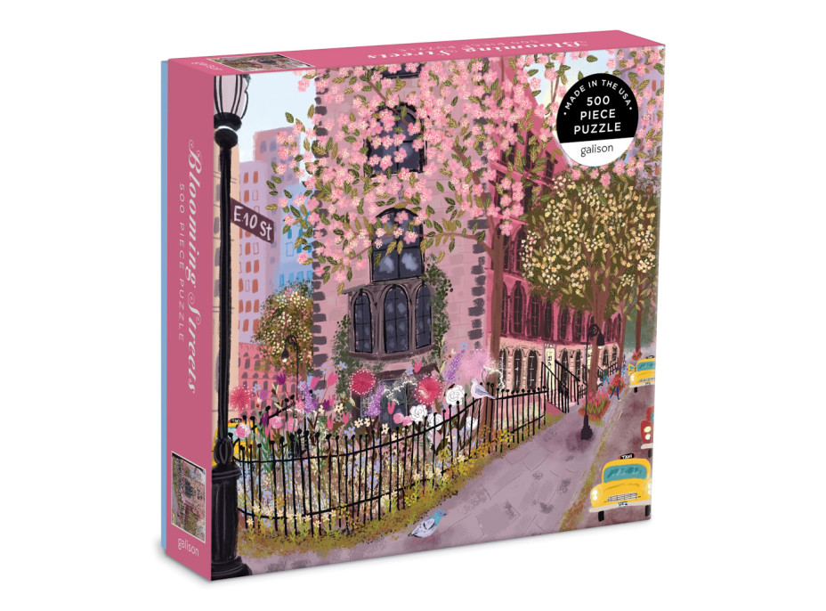 Galison Puzzle Rozkvitnuté ulice 500 dielikov