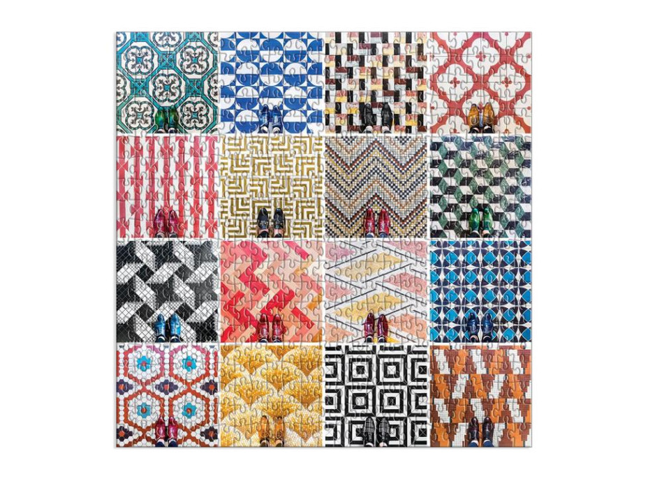Galison Puzzle Mozaikové podlahy 500 dielikov