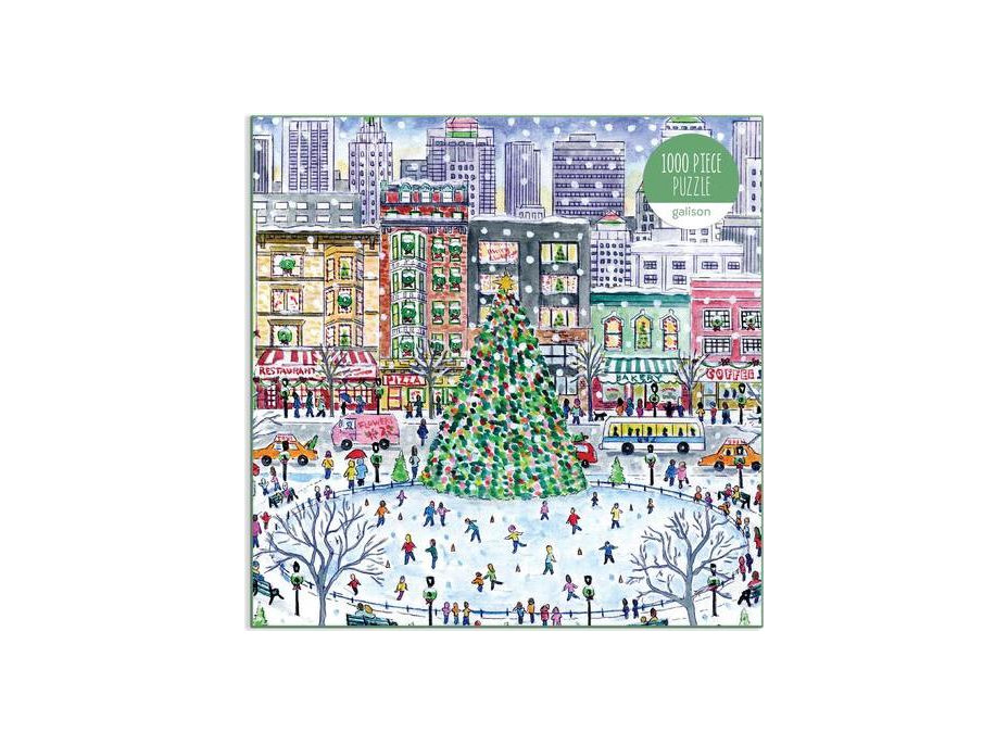 Galison Puzzle Vianoce v meste 1000 dielikov