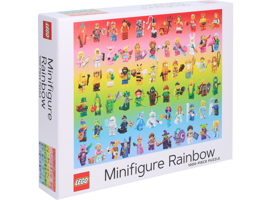 Chronicle Books Puzzle LEGO® Dúhové minifigúrky 1000 dielikov