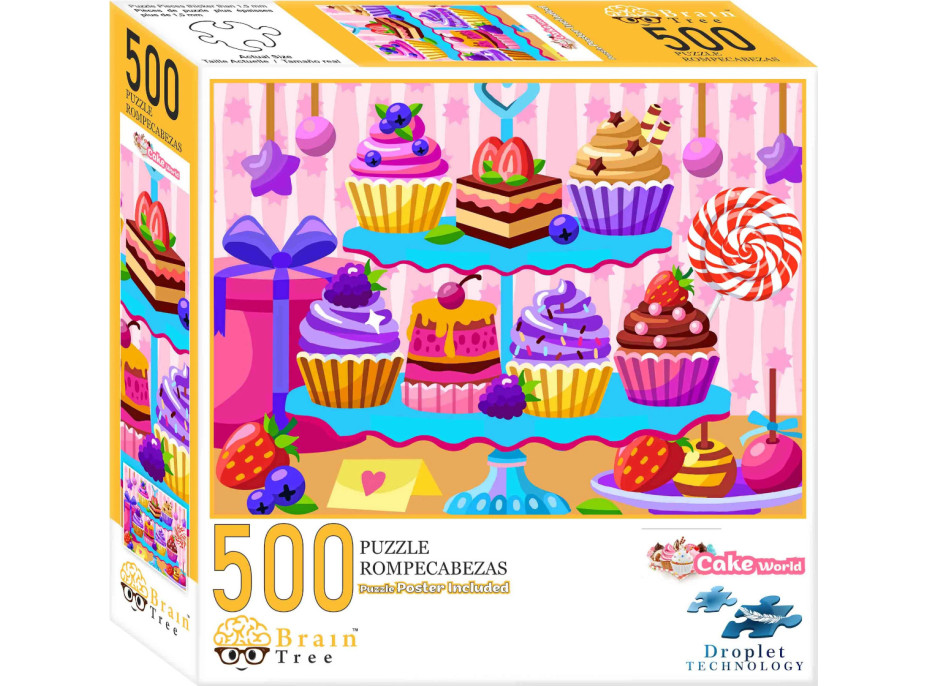 Brain Tree Puzzle V Cukrárni 500 dielikov