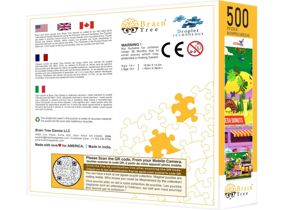 Brain Tree Puzzle Po zatvorení 500 dielikov